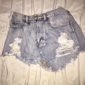 High waisted Hollister shorts